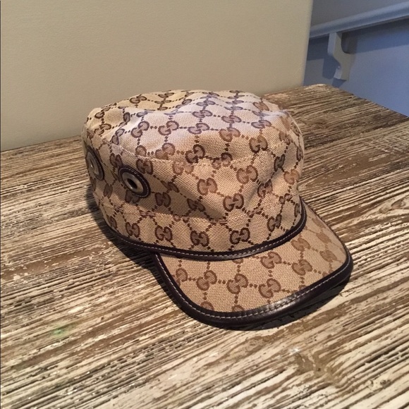 Gucci Accessories - Gucci Monogram Military Cap, Medium